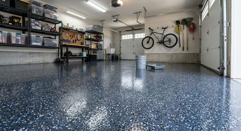Epoxy Garage Flooring Installation in Winston Salem, NC