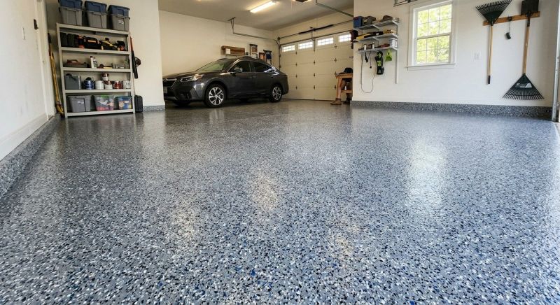 Garage Floor Epoxy Installation in Raleigh, NC