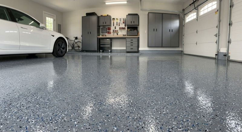Garage Floor Staining in Winston Salem, NC