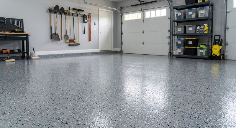 Garage Floor Staining in Winston Salem, NC