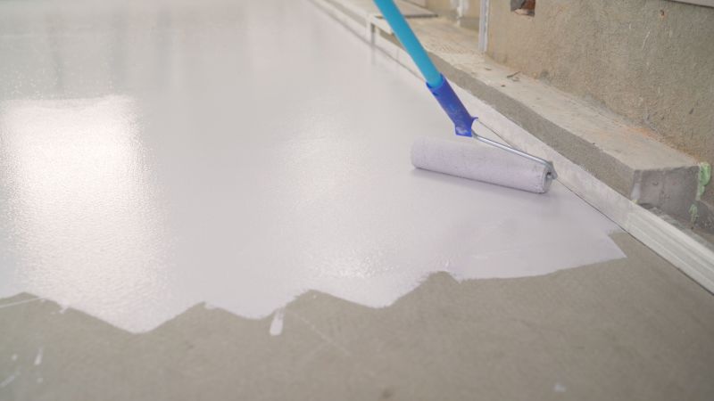 Speckled Garage Floor Painting in Winston Salem, NC