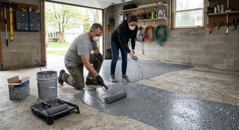 Garage Floor Resurfacing in Winston Salem, NC